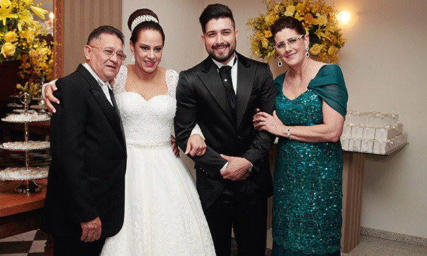 Silvia Abravanel e Kleiton Pedroso no dia do casamento (Reprodução Instagram)