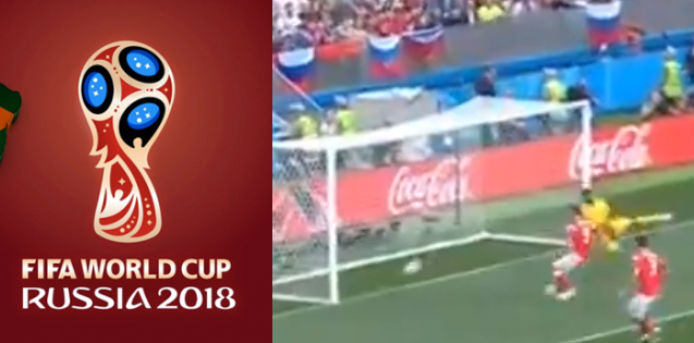 1º Gol Copa do Mundo Rússia 2018 (Reprodução)
